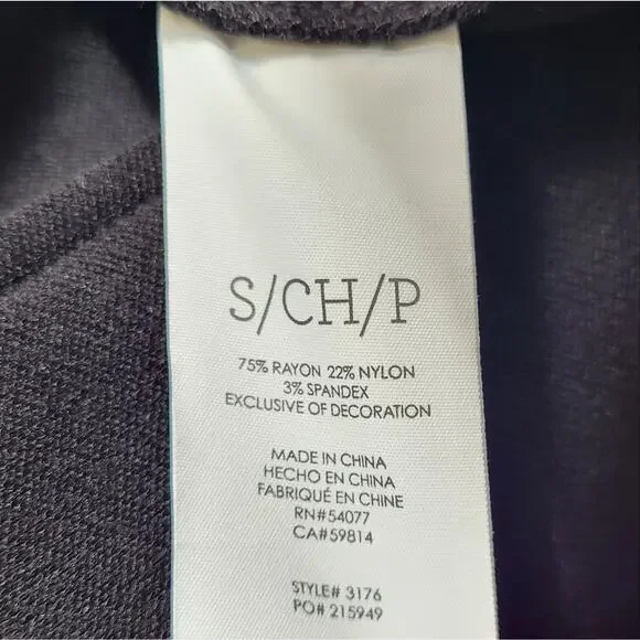 CAbi 3176 Convertible Zip Off Jacket Coat Black - Picture 6 of 7